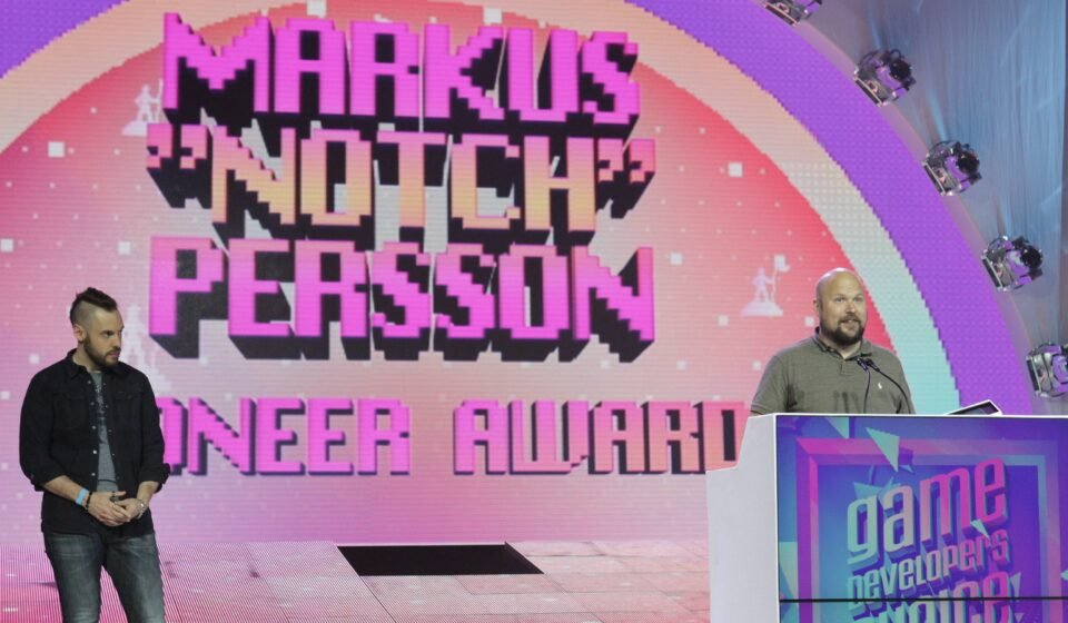 Markus Persson at the Game Developers Conference 2016