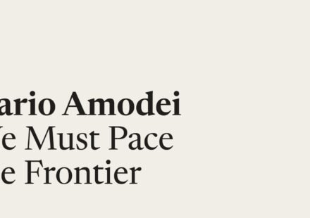 Anthropic AI slowdown proposal from Dario Amodei's We Must Pace the Frontier essay